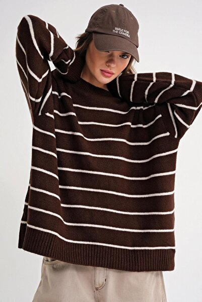 Hiccup Mixray Striped knitted sweater
