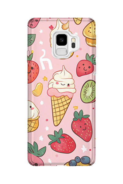 lelia حافظة هاتف شفافة مطبوعة متوافقة مع هاتف سامسونج جالاكسي S9 |   مجموعة: ...