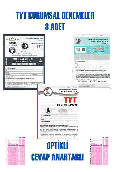Bilgi Sarmal Yayınları TYT 3lü Kurumsal Deneme Sınavı - Bilgi Sarmal - 3D - Ö...