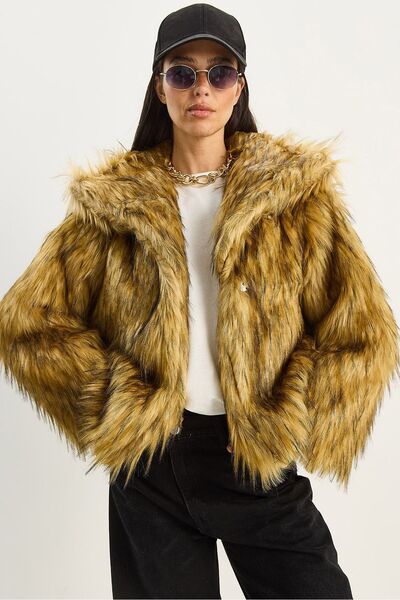 Hiccup LUCCI Oversize Faux Fur Jacket
