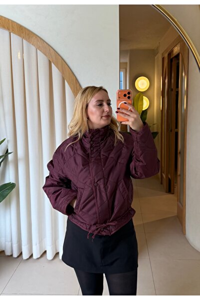 FATMA NUR ŞİRELİ BUTİK İnce Kapitone Ceket