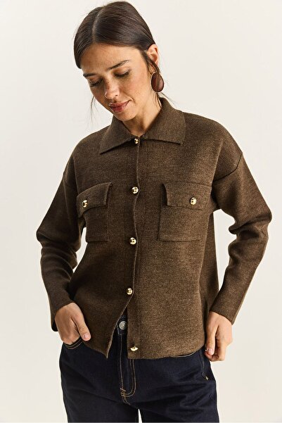 Hiccup LUCCI Polo Collar Cardigan