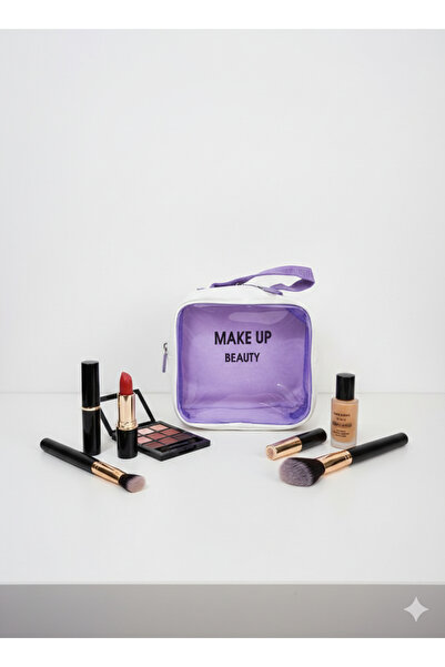 lüxeva35 Şefaf Makyaj Çantası