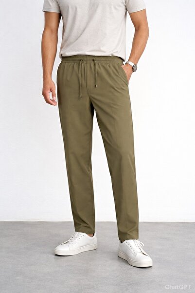 Cazador Men's Jogger Pants 04045 Khaki