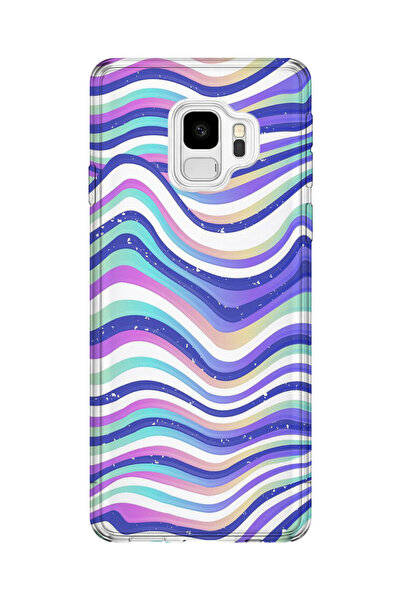 lelia حافظة هاتف شفافة مطبوعة متوافقة مع هاتف سامسونج جالاكسي S9 |   مجموعة ك...