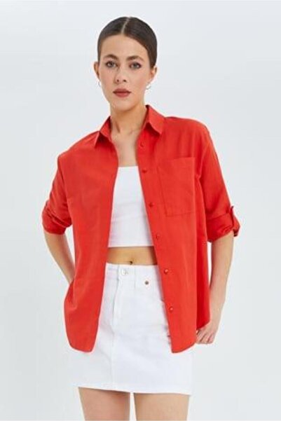 Hiccup Mixray long sleeve button-down shirt with Functional Pocket