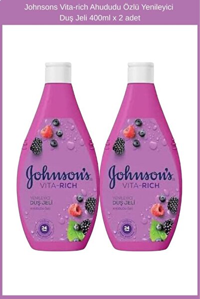 Johnson's Vita Rich Ahududu Özlü Yenileyici Duş Jeli 400 ml x2
