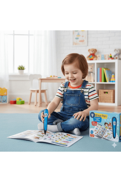 Wise Interactive Game with Sound Pen and Activity Book – 3 years+