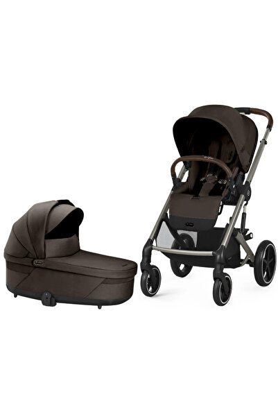 Cybex Gold Cybex Balios S Lux 2-σε-1 Καρότσι Taupe/Chocolate Brown