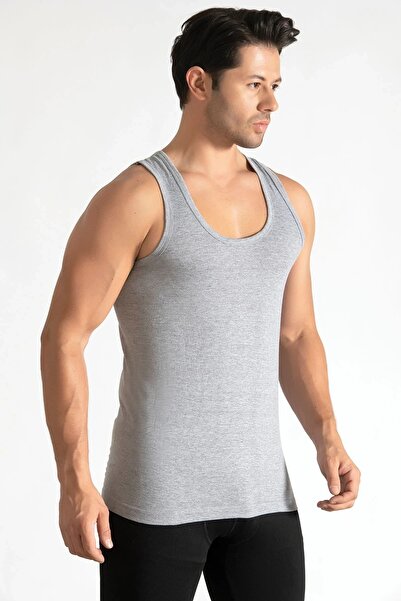 Hepsine Rakip Pack of 6 Men's Ribbed Cotton Straps Classic Athlete Colorful