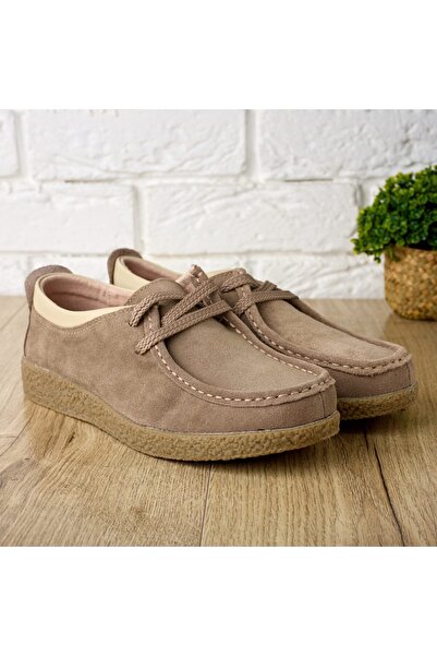 Matstar Women's Genuine Leather Lace-up Moccasins, Demi-season, 186004