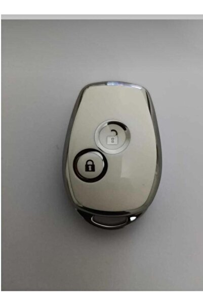 ÖZEN KEYS For Renault Clio 3 Dacia Duster 2 Button Nano Key Case Cover White ...