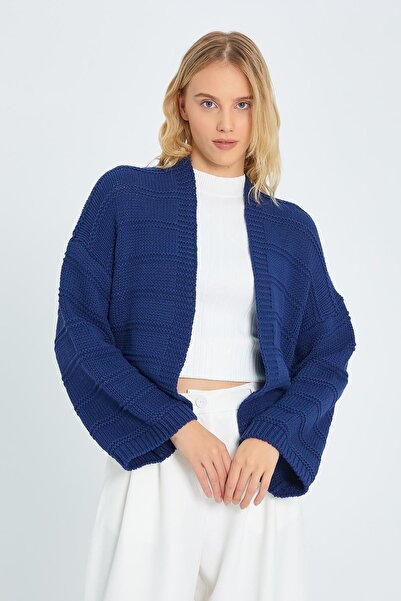 Hiccup Mixray ribbed V-neck knitted cardigan