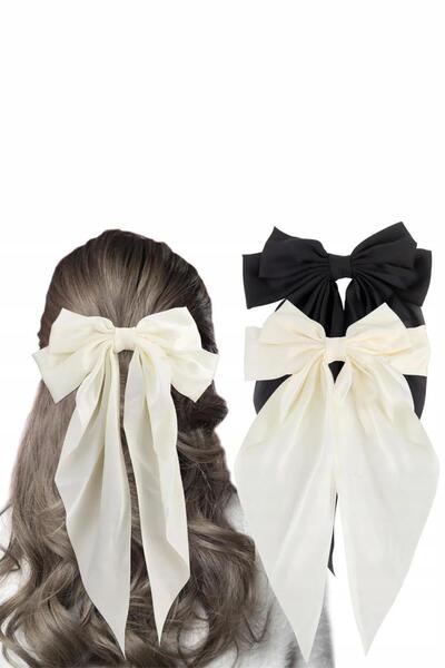 New Obsessions Довгий шарф з бантиком Автоматична шпилька з бантиком, набір з...