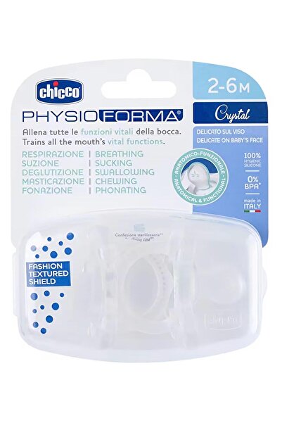 Chicco PhysioForma Crystal Soft Emzik 2-6 Ay 2'li