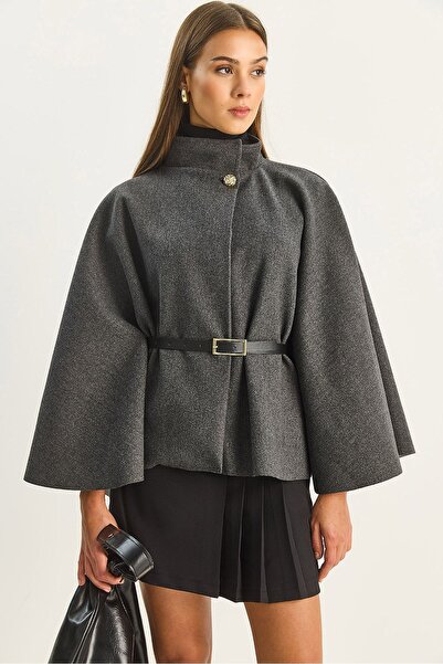 Hiccup LUCCI Oversized Textured Wool Blend Coat