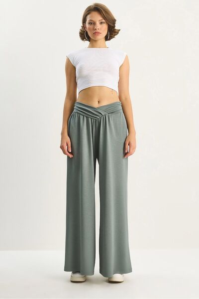 Hiccup Pantaloni palazzo cu talie arcuită LUCCI