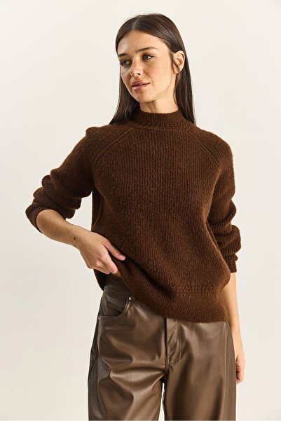 Hiccup LUCCI Oversized round neck knitted sweater