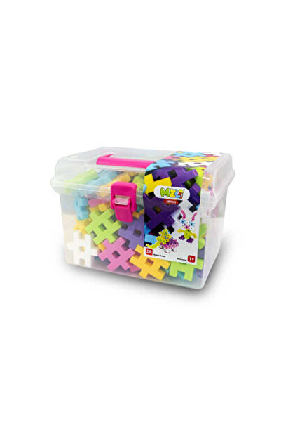 meli Maxi Pink Travel Box 110 Piece Block Set 50415