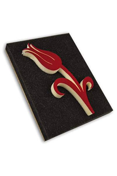 Dekor 1536 Büyük Lale Baskı Aparatı - Dekoratif Efekt Boya Desen Kaşesi