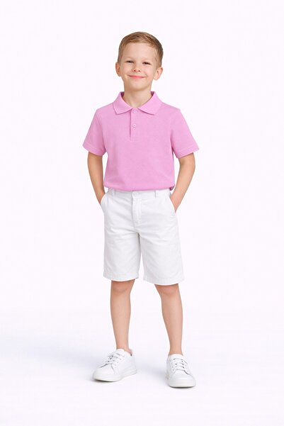 Nacar 23 Nisan 29 Ekim Gösteri Kıyafeti Erkek Çocuk Polo Yaka Tişörtlü Şortlu...