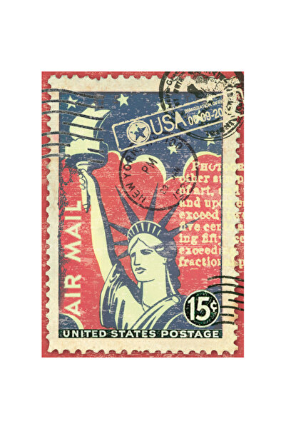 Stamperia DFSA4056 A4 RICE PAPER FOR DECOUPAGE – TRAVEL STATUE OF LIBERTY