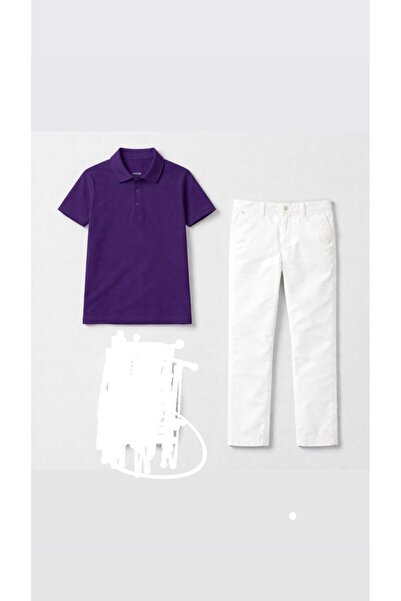 Zeta Group Хлопчачий білий штани фіолетовий верхній костюм для особливих випа...