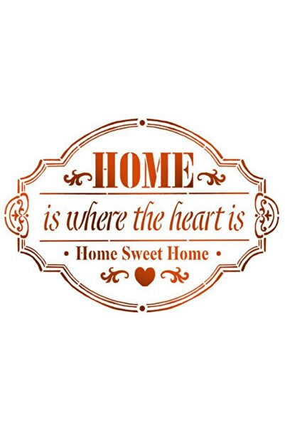 Stamperia KSD266 HOME STENCIL 20X15CM