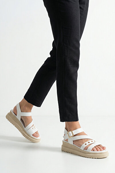 Riccon Women's Sandals 0012800 White