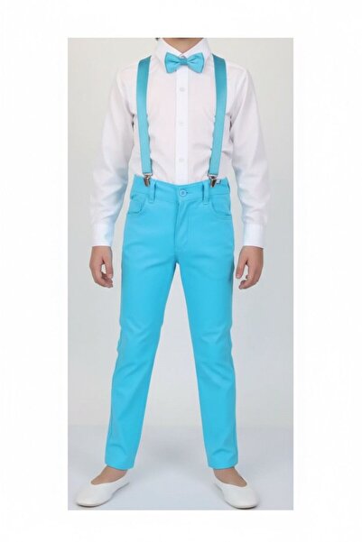 Astra Plus Costum pentru băieți cu bretele albastre pentru ocazii speciale 23...