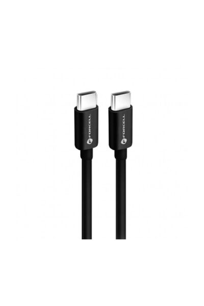 Forcell Cablu Date si Incarcare USB-C - USB-C F-Energy C338 60W 3m Negru