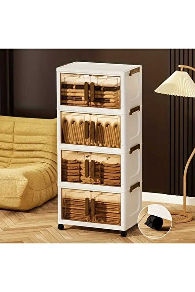 concent 4-Tier Plastic Storage Drawer Organizer