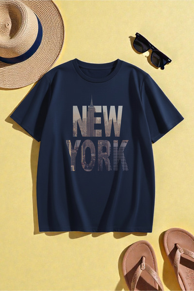 trendypassion Unisex New York Printed Oversize T-shirt