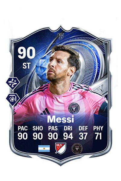 BERKANTTP بطاقة ليونيل ميسي لل Đềالباضة في تويوتا (TOTY)