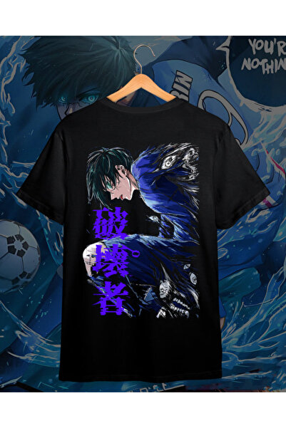 Touz Moda Blue Lock Printed Unisex Oversize T-Shirt