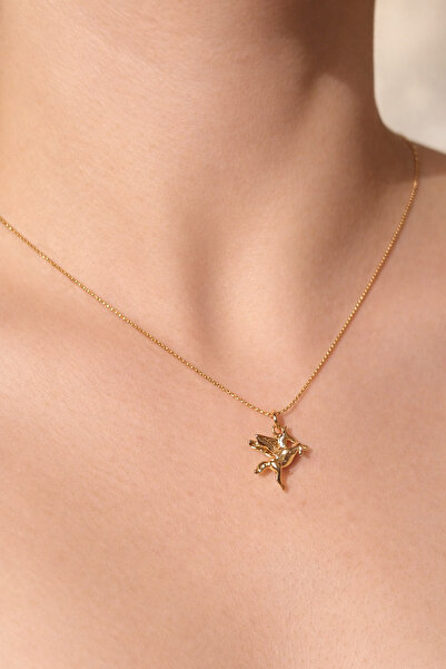 HOUSEKİ Steel Unicorn Winged Horse Necklace