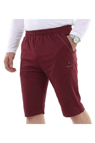 marufshop Comfortable Fit Lycra Combed Cotton Capri Claret Red, Suitable for ...
