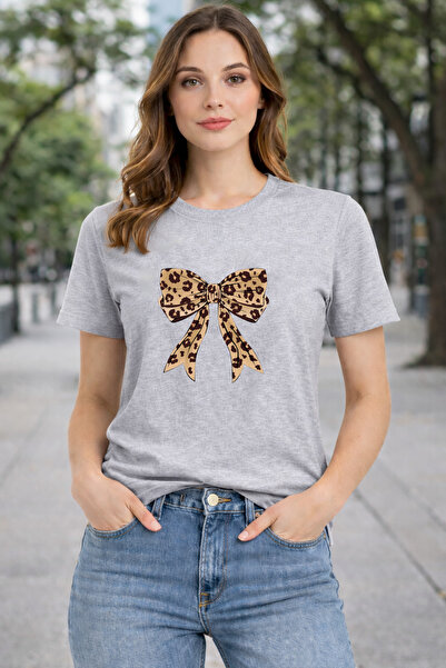 herkesemoda Tricou de bază cu imprimeu panglică