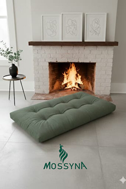 Mossyna Premium Yer Minderi / Petek Önü / Şömine Önü / Boncuk Silikon Dolgulu...