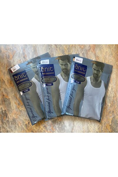 Anıt 3-Pack Men's Luxury Premium 100% Cotton Sweat-Absorbent Undershirt 1151