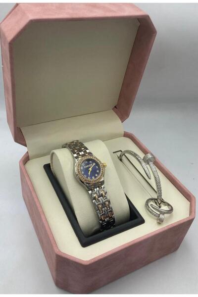 Zarif Women's watch and accessory set consisting of a watch, bracelet, and ring