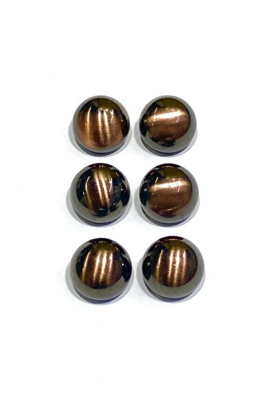 karantuhafiye Metalized Jacket Cardigan Vest Button Set of 6 Copper / 2.2 cm