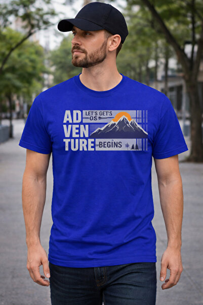 herkesemoda Приключенска печатна подробна базова тениска