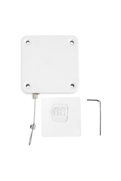 ZanaCasei Închizător automat de uși și ferestre cu cablu de oțel P12, alb