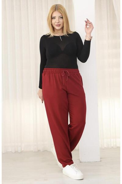 Siyezen Plus Size Basic Sweatpants with Pockets