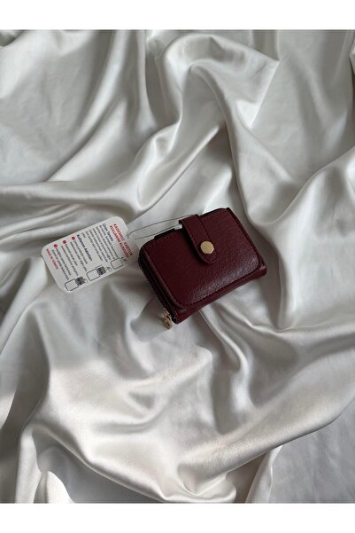 Mia Collection Wallet Model Cüzdan 6 Bordo
