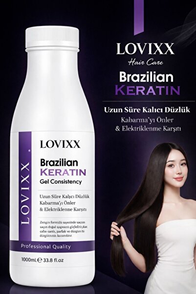 Lovix Brazilian Keratin 1000 ml – Profesyonel Saç Düzleştirici Keratin Bakım ...