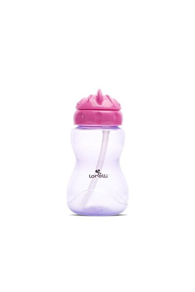 LORELLİ Biberon sport Pink Purple, cu pai moale si flexibil, capac de protect...