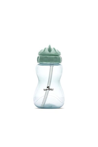 LORELLİ Green Blue sports bottle, with soft and flexible straw, rotating prot...