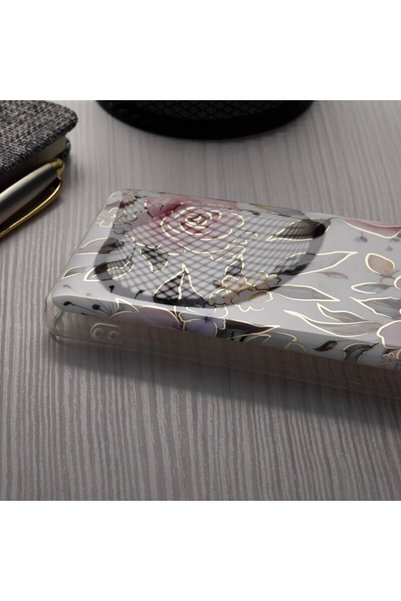 Techsuit iPhone 15 Plus Marble, Husă Chloe White